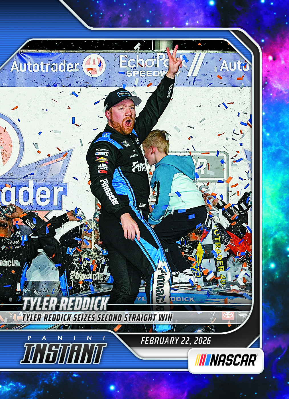 Product image 1 for - Tyler Reddick - 2026 Panini Instant NASCAR #8 - Galaxy 1/1
