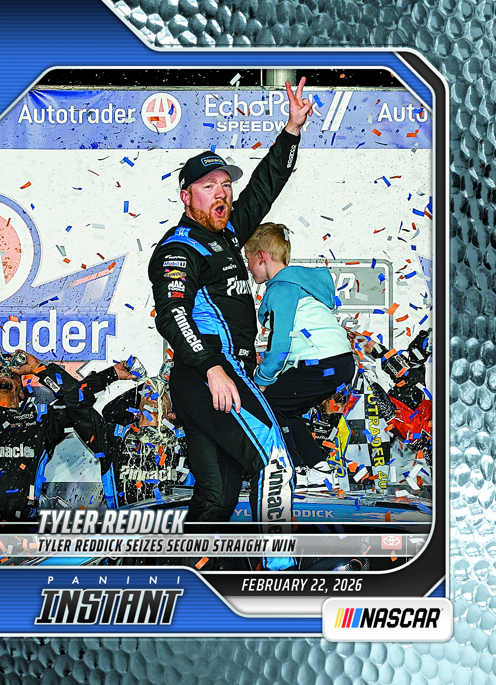 Product image 1 for - Tyler Reddick - 2026 Panini Instant NASCAR #8 - Metallic /5