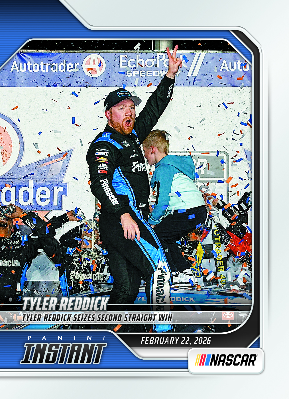 Tyler Reddick - 2026 Panini Instant NASCAR #8 - Base Card