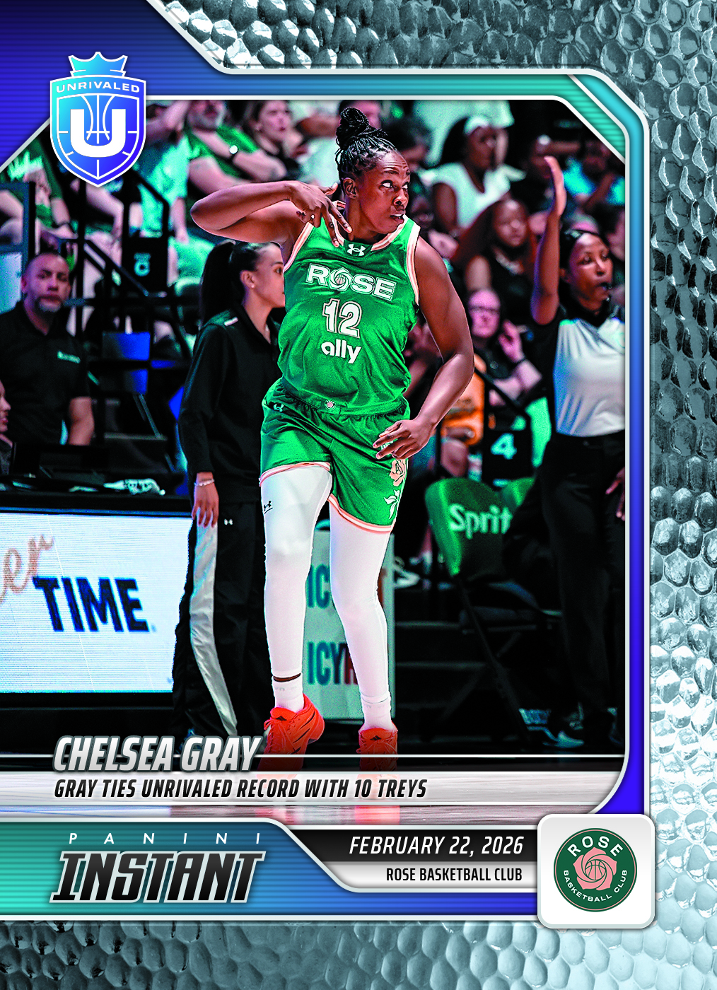 Chelsea Gray - 2026 Panini Instant Unrivaled #54 - Metallic /5