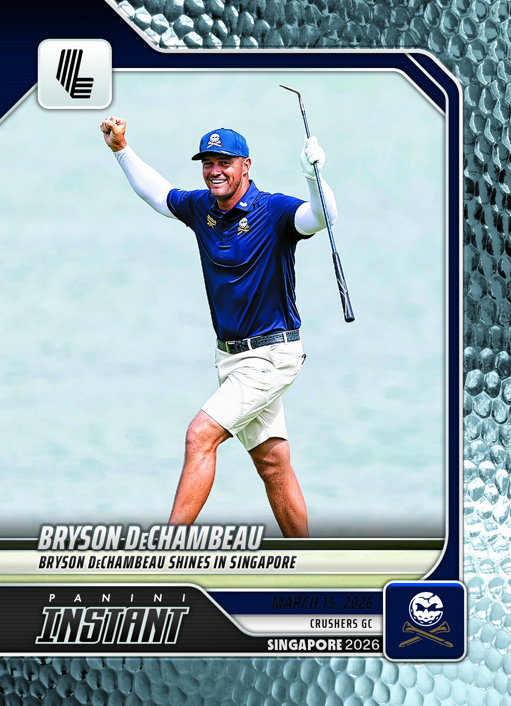 Product image 1 for - Bryson DeChambeau - 2026 Panini Instant LIV Golf #7 - Metallic /5