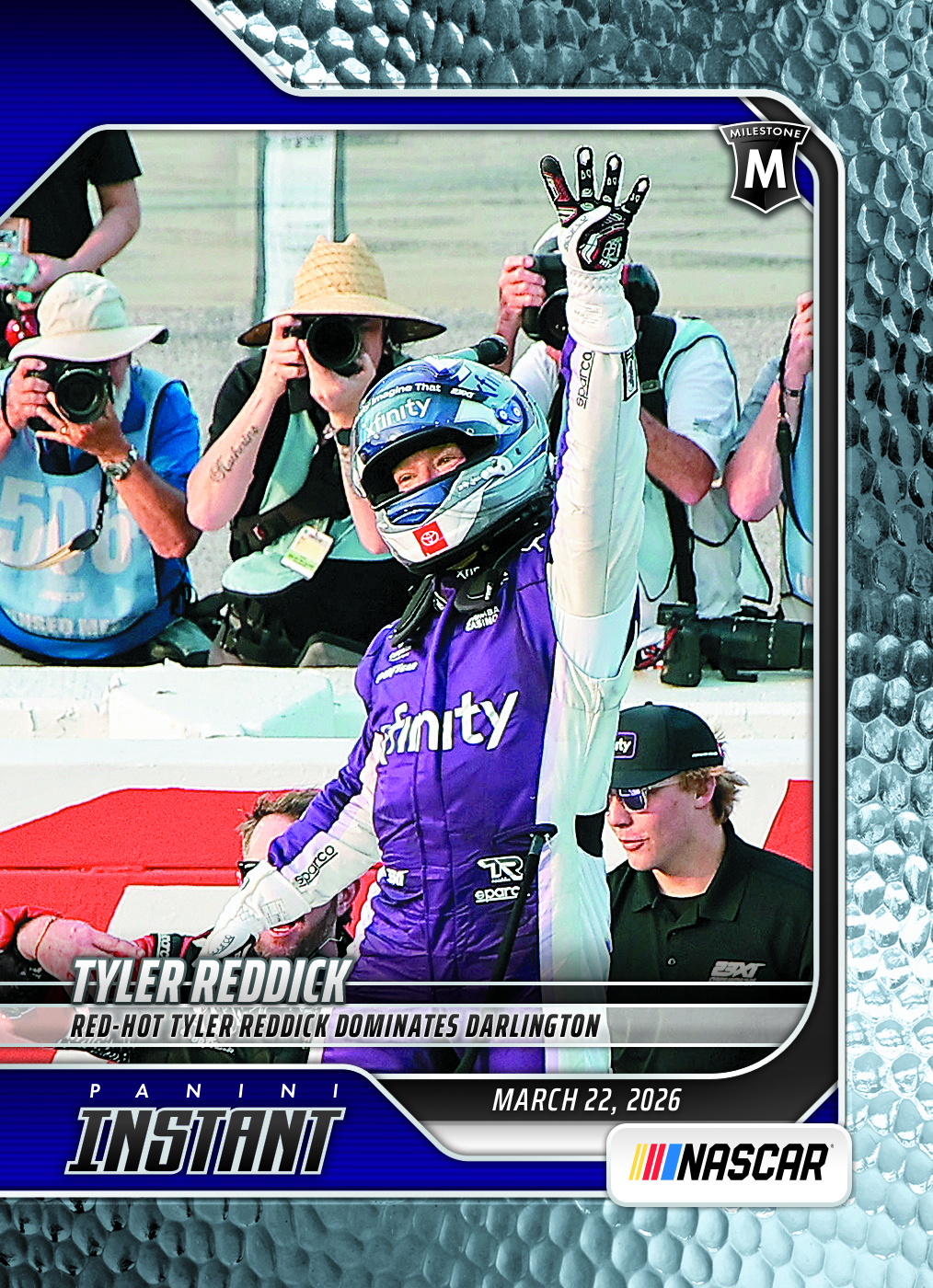 Product image 1 for - Tyler Reddick - 2026 Panini Instant NASCAR #18 - Metallic /5