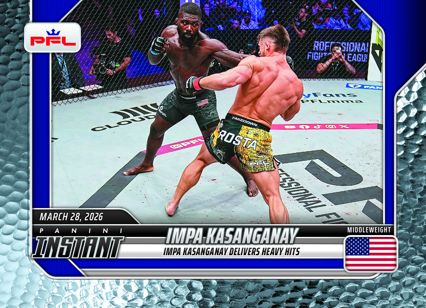 Panini Instant Professional Fighters League MMA Trading Cards Panini Instant Professional Fighters League MMA Trading Cards