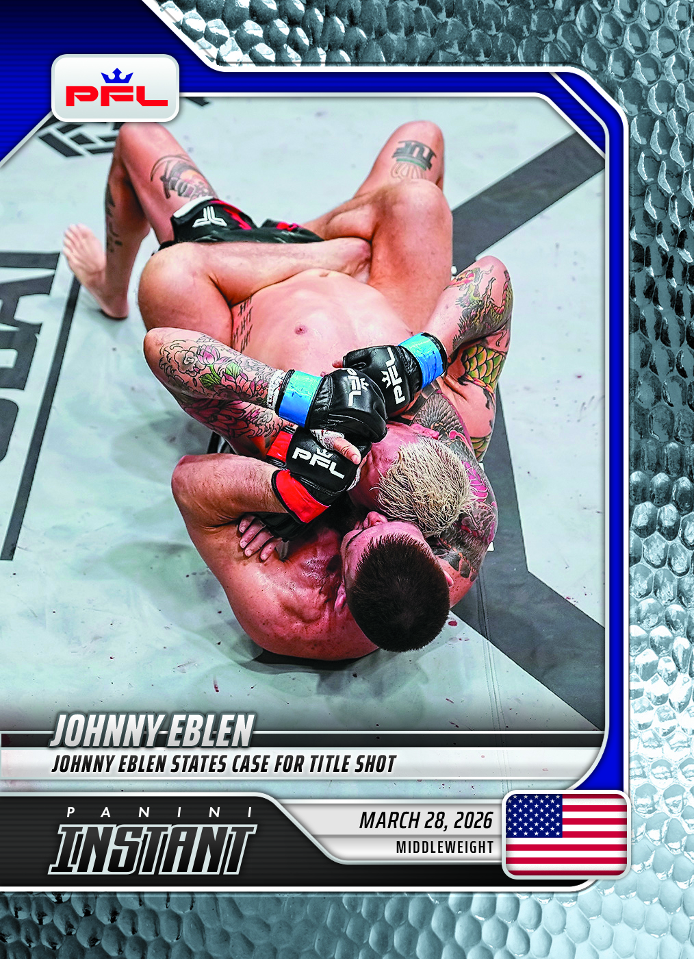 Product image for - Johnny Eblen - 2026 Panini Instant PFL #11 - Metallic /5