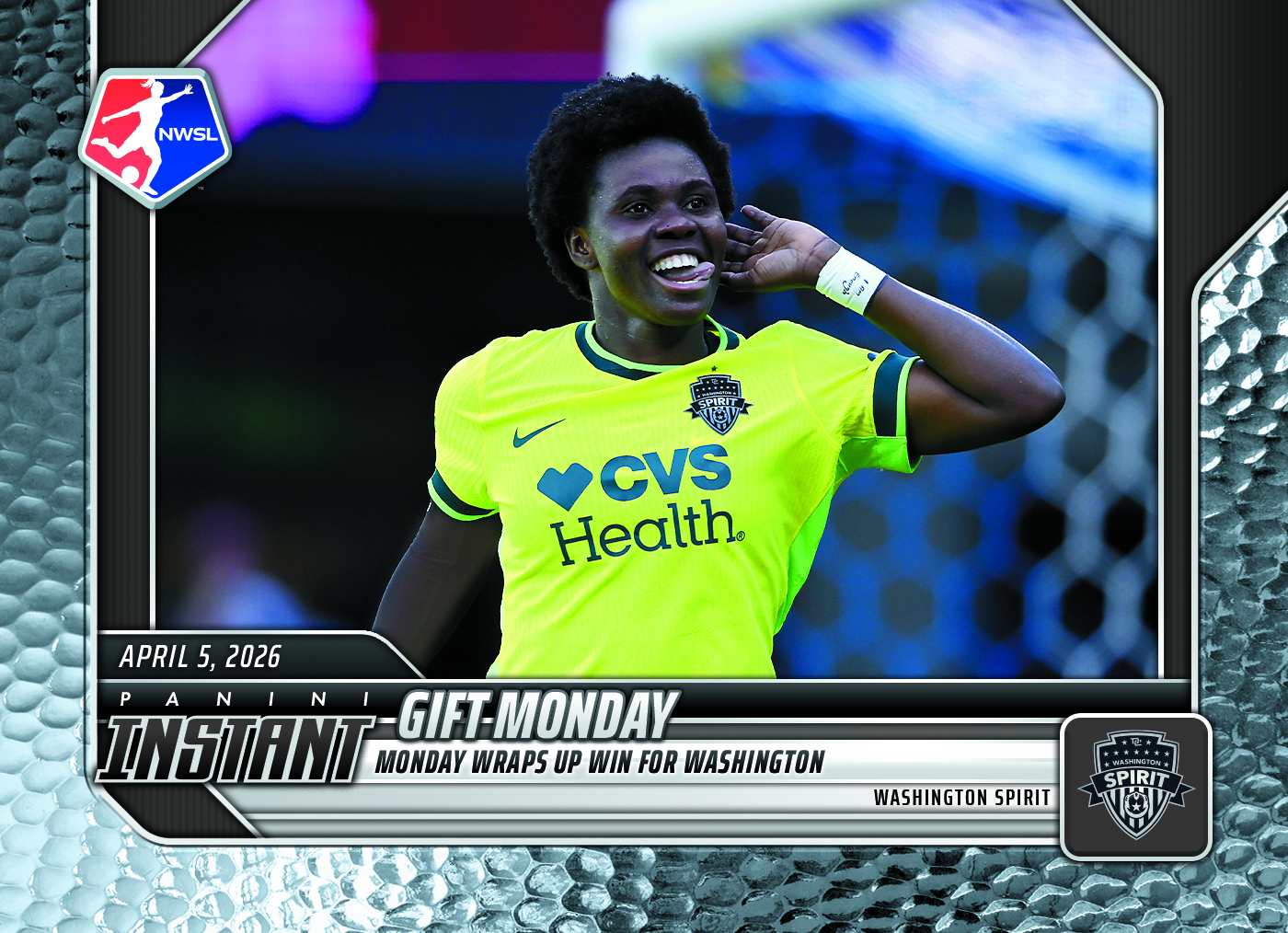 Product image 1 for - Gift Monday - 2026 Panini Instant NWSL #34 - Metallic /5