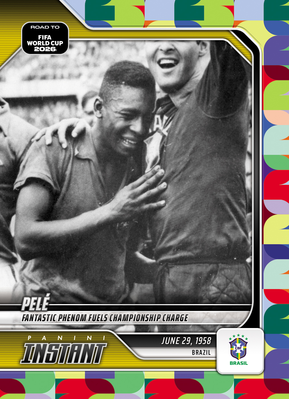 Product image 1 for - Pele  - 2026 Panini Instant Road to FIFA World Cup 2026™ #1 - Multi 1/1