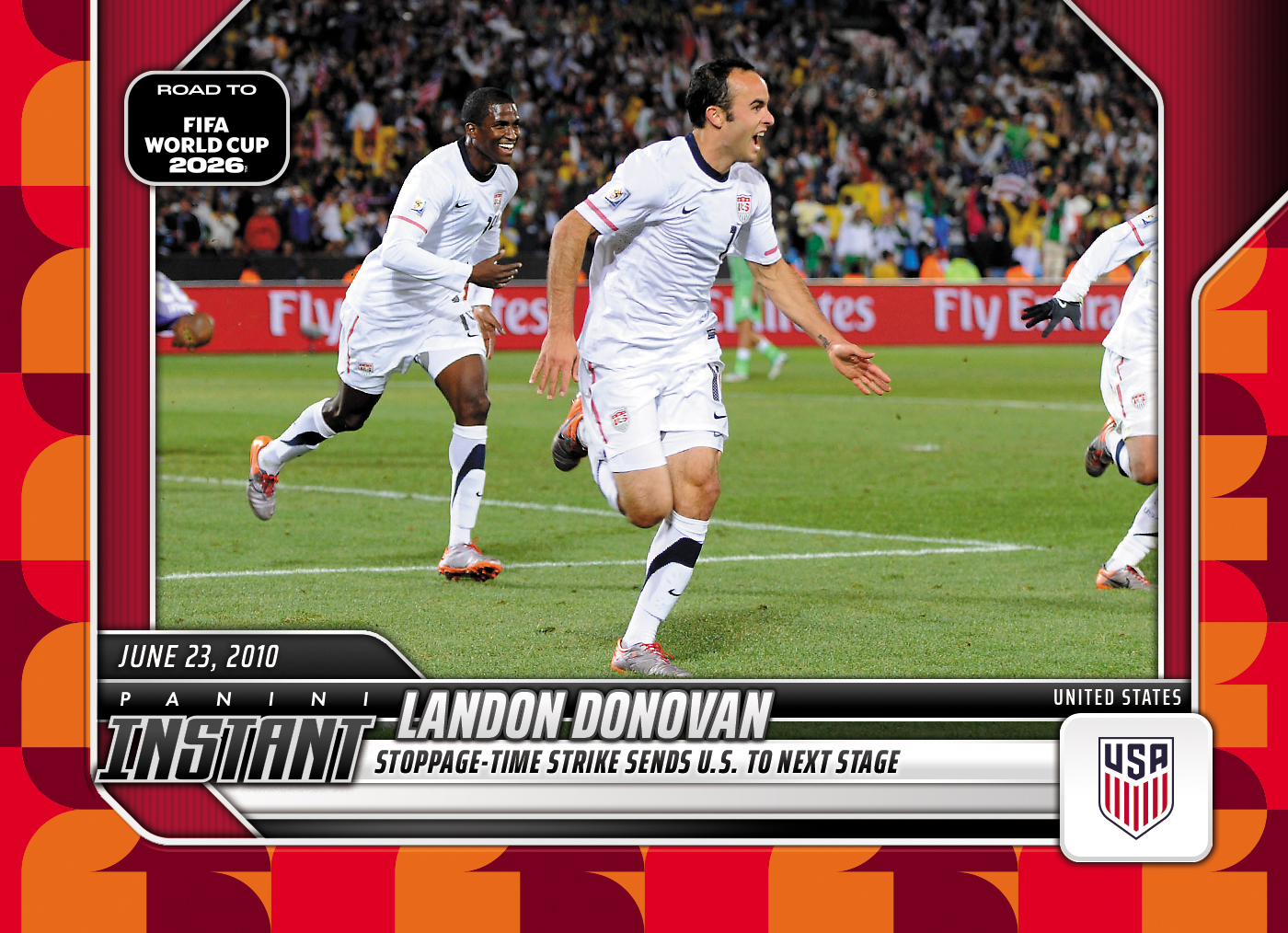 Product image 1 for - Landon Donovan  - 2026 Panini Instant Road to FIFA World Cup 2026™ #2 - Red /5