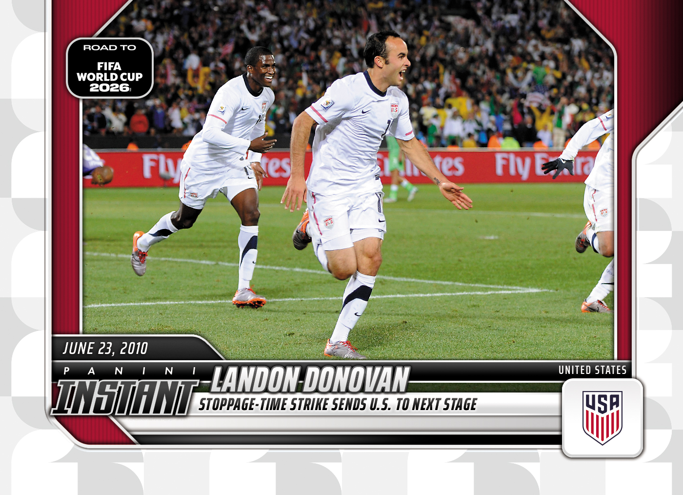 Product image 1 for - Landon Donovan  - 2026 Panini Instant Road to FIFA World Cup 2026™ #2 - Base