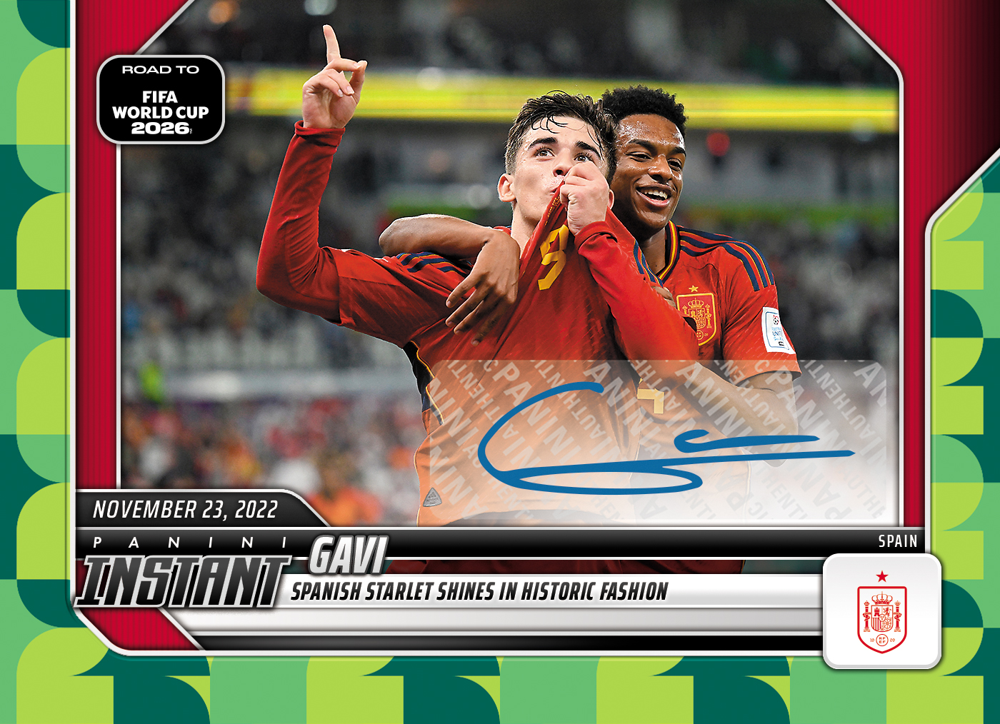 Detailed Image of Gavi - 2026 Panini