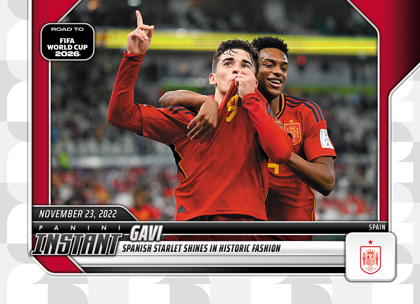 Detailed Image of Gavi - 2026 Panini