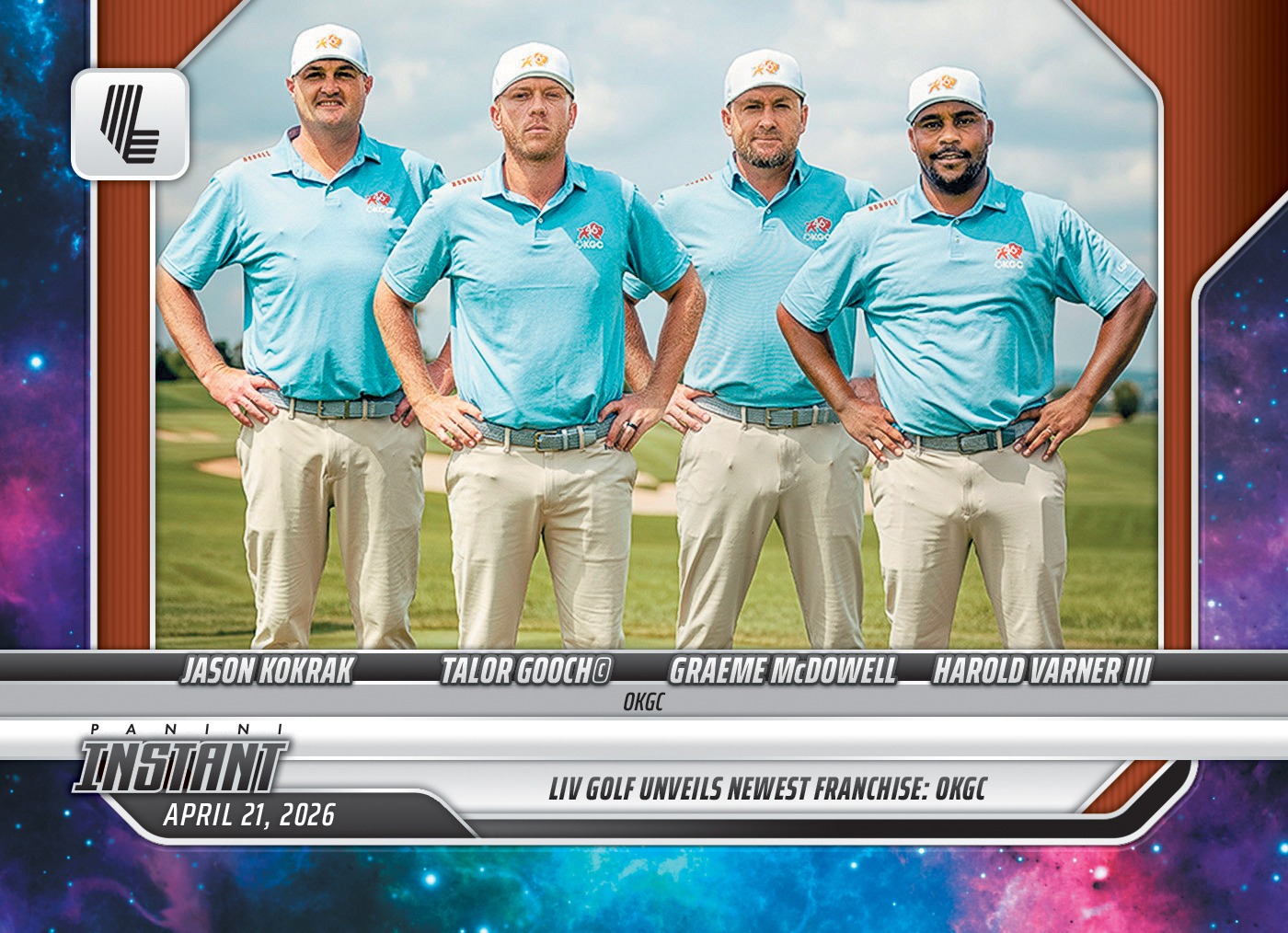 Product image 1 for - OKGC - 2026 Panini Instant LIV Golf #11 - Galaxy 1/1