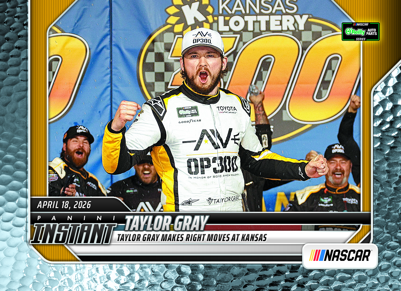 Product image 1 for - Taylor Gray - 2026 Panini Instant NASCAR #27 - Metallic /5