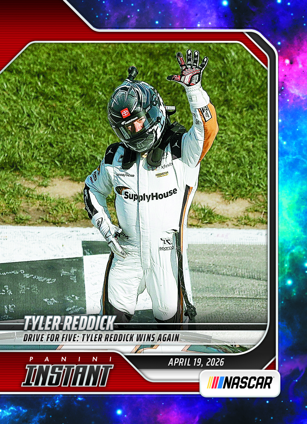 Product image 1 for - Tyler Reddick - 2026 Panini Instant NASCAR #29 - Galaxy 1/1