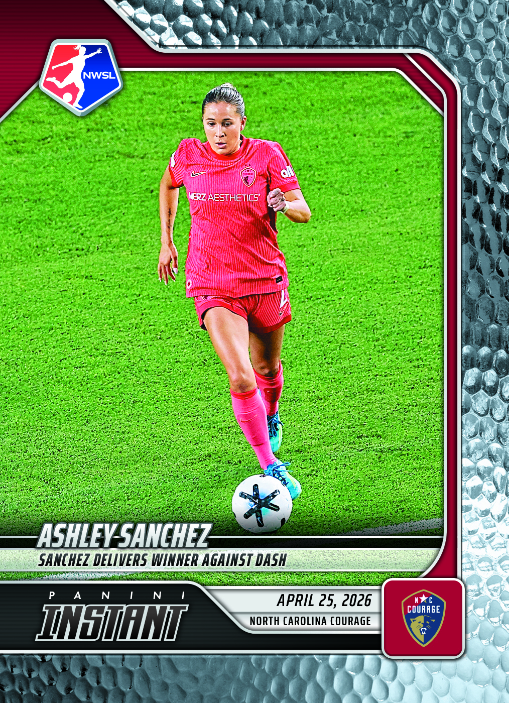 Product image 1 for - Ashley Sanchez - 2026 Panini Instant NWSL #39 - Metallic /5