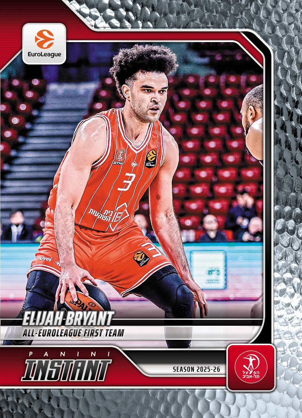 Product image 1 for - Elijah Bryant - 2025-26 Panini Instant EuroLeague #42 - Metallic /5
