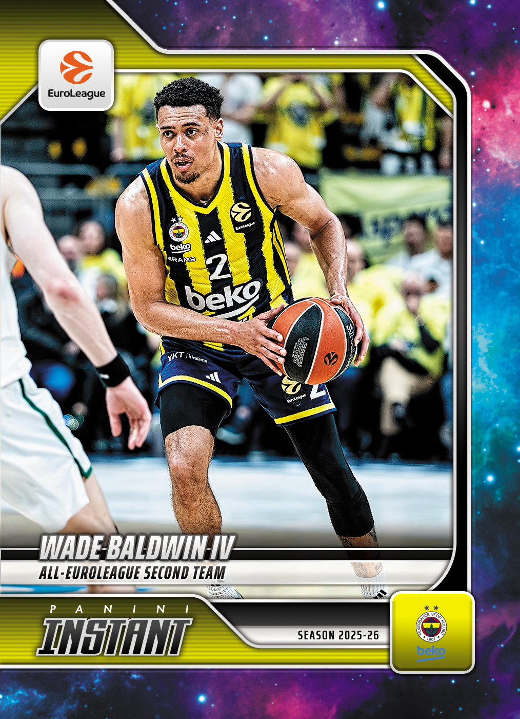Product image 1 for - Wade Baldwin IV - 2025-26 Panini Instant EuroLeague #47 - Galaxy 1/1