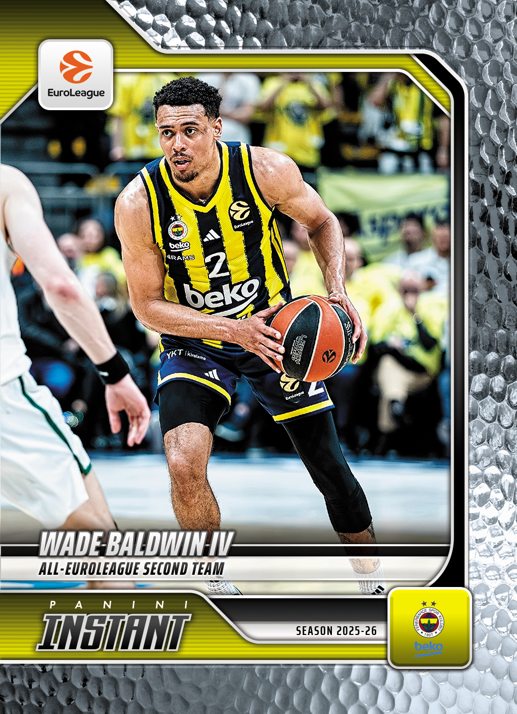 Product image 1 for - Wade Baldwin IV - 2025-26 Panini Instant EuroLeague #47 - Metallic /5