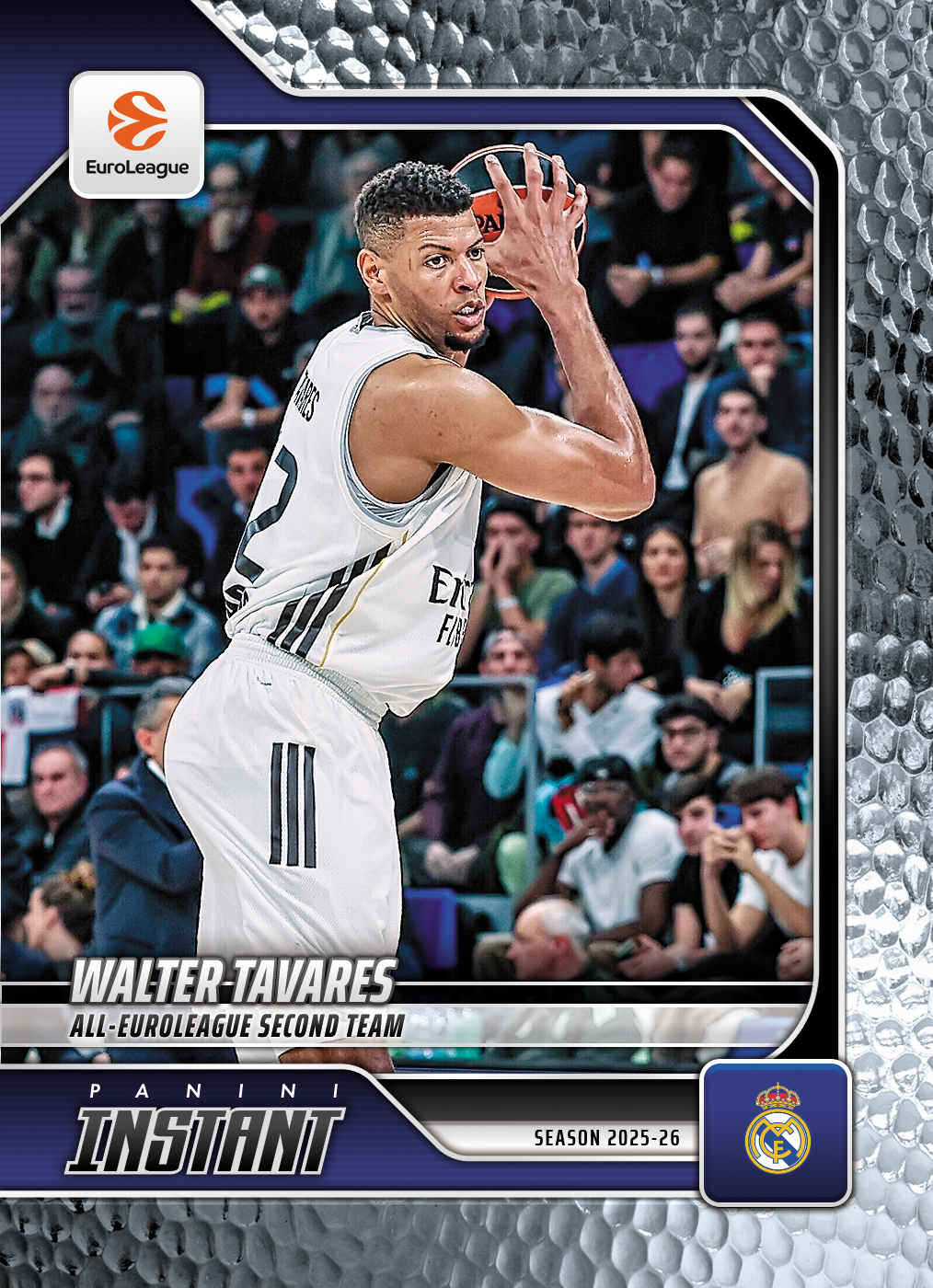 Product image 1 for - Walter Tavares - 2025-26 Panini Instant EuroLeague #51 - Metallic /5