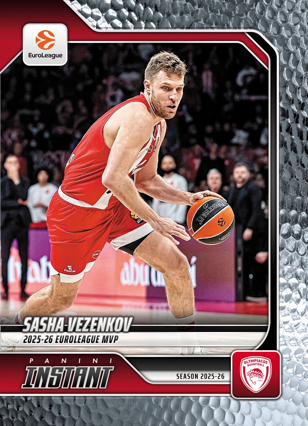 Product image 1 for - Sasha Vezenkov - 2025-26 Panini Instant EuroLeague #55 - Metallic /5
