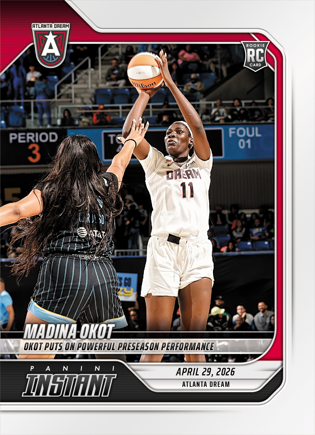 Madina Okot - 2026 Panini Instant WNBA #14 - Base Card 5-pack