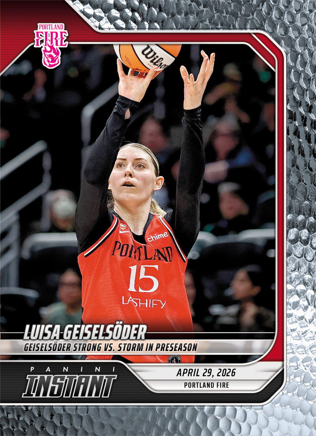 Luisa Geiselsoder - 2026 Panini Instant WNBA #16 - Metallic /5