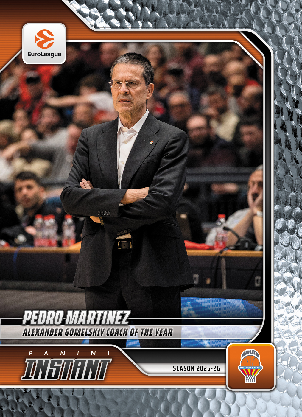 Product image 1 for - Pedro Martinez - 2025-26 Panini Instant EuroLeague #56 - Metallic /5