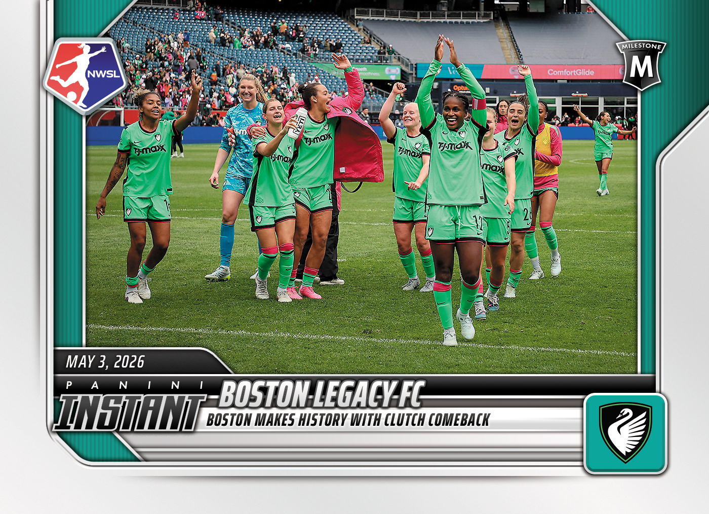 Product image for - Boston Legacy FC - 2026 Panini Instant NWSL #53 - Base