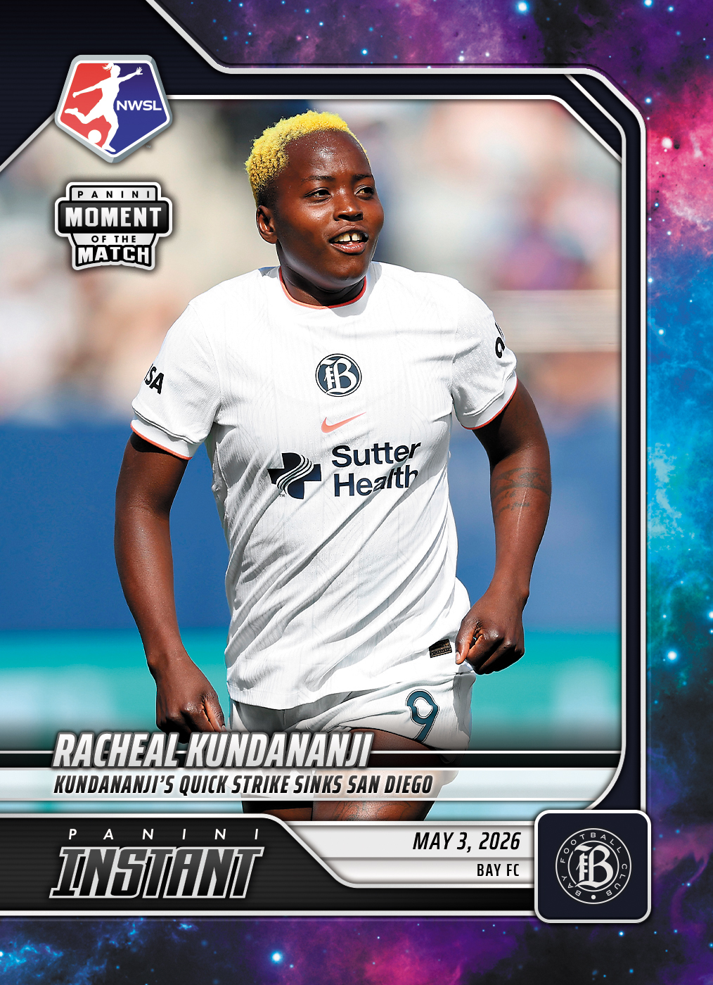 Product image for - Racheal Kundananji - 2026 Panini Instant NWSL #56 - Galaxy 1/1