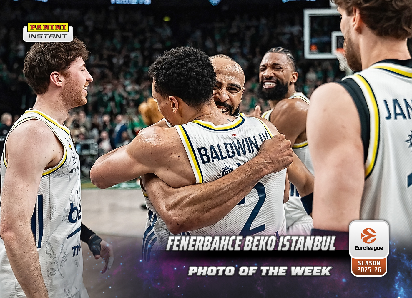 Product image for - Fenerbahce Beko Istanbul - 2025-26 Panini Instant EuroLeague Photo of the Week #