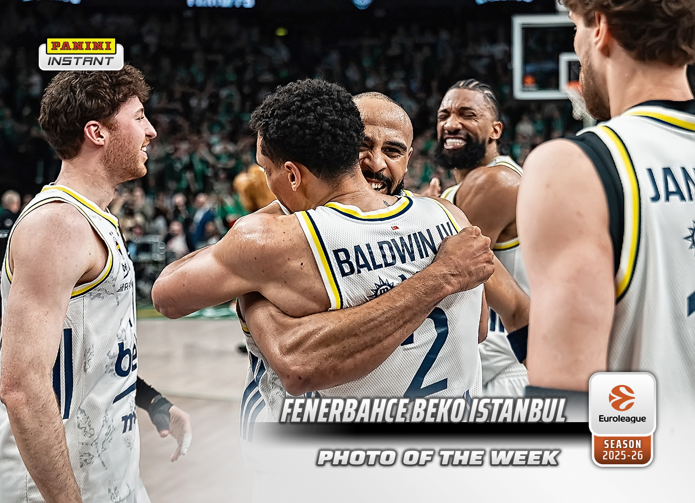 Product image for - Fenerbahce Beko Istanbul - 2025-26 Panini Instant EuroLeague Photo of the Week #
