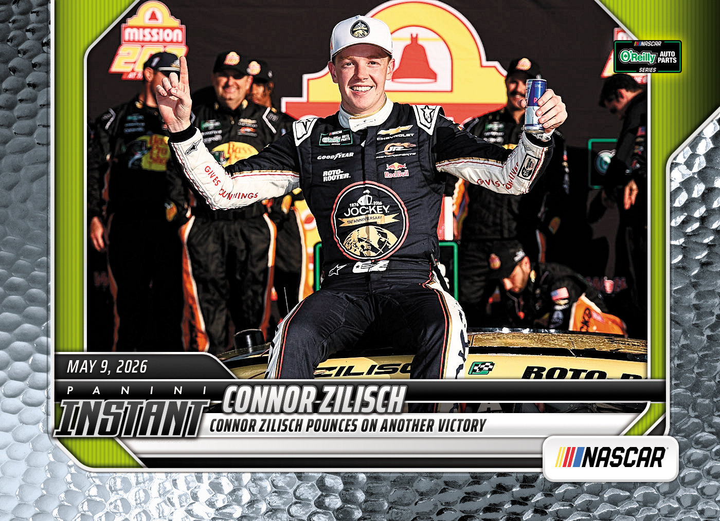 Product image 1 for - Connor Zilisch - 2026 Panini Instant NASCAR #38 - Metallic /5
