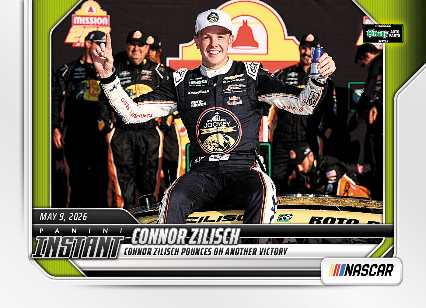 Connor Zilisch - 2026 Panini Instant NASCAR #38 - Base Card 5-pack