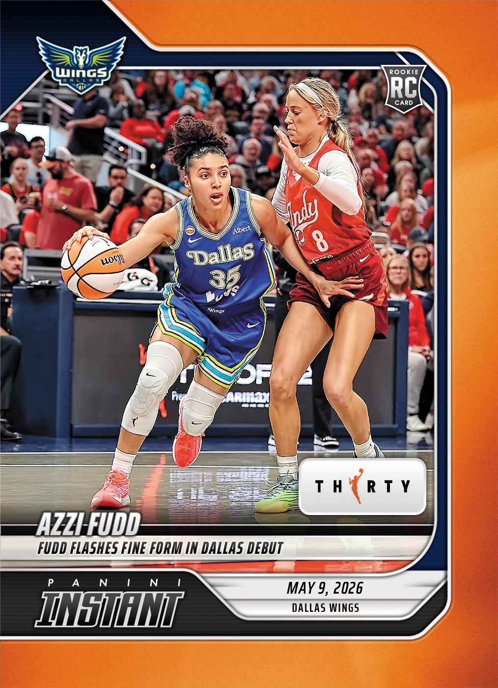 Product image for - Azzi Fudd - 2026 Panini Instant WNBA #37 - 30th Anniversary /30