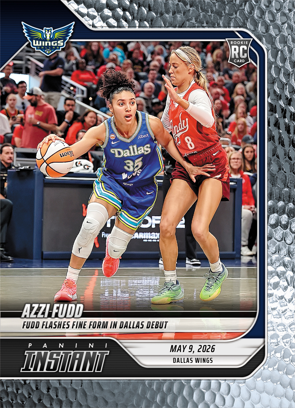 Product image for - Azzi Fudd - 2026 Panini Instant WNBA #37 - Metallic /5