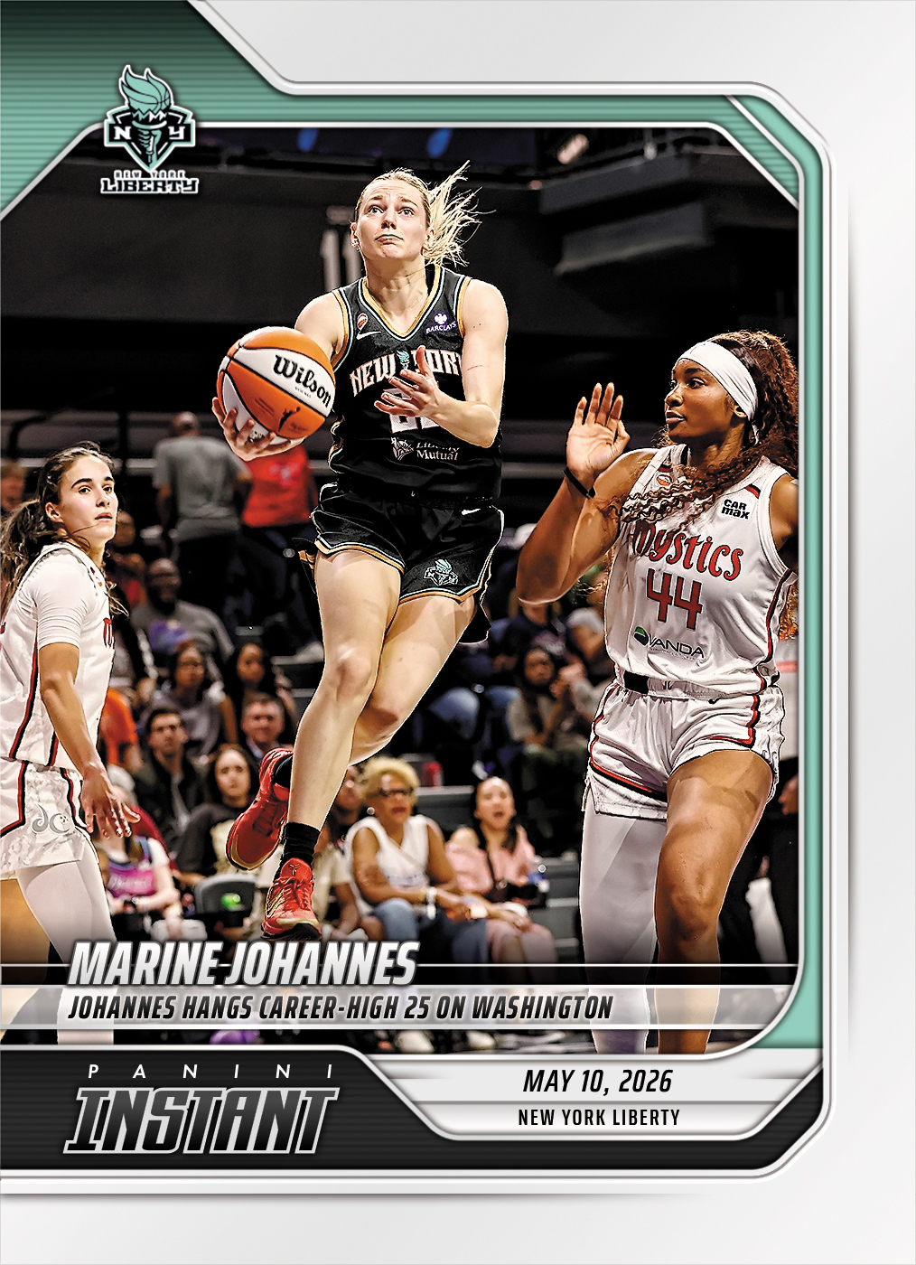 Marine Johannes - 2026 Panini Instant WNBA #44 - Base Card 10-pack