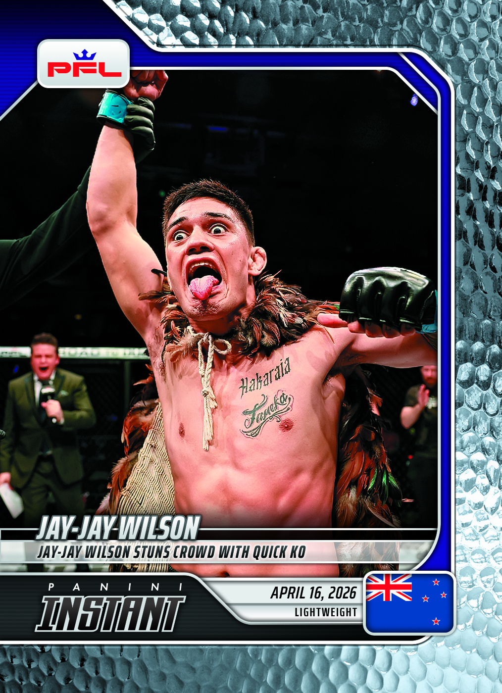 Product image 1 for - Jay Jay Wilson - 2026 Panini Instant PFL #14 - Metallic /5
