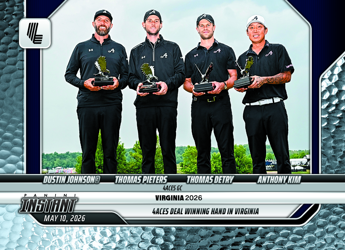 Product image 1 for - 4Aces GC - 2026 Panini Instant LIV Golf #15 - Metallic /5