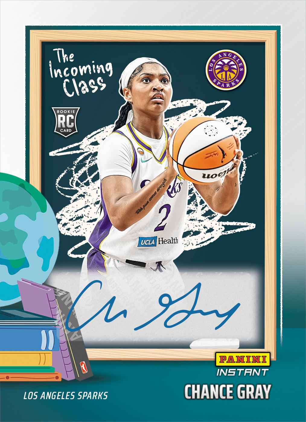 Product image 1 for - Chance Gray - 2026 Panini Instant WNBA The Incoming Class #14 - Base /25 Auto
