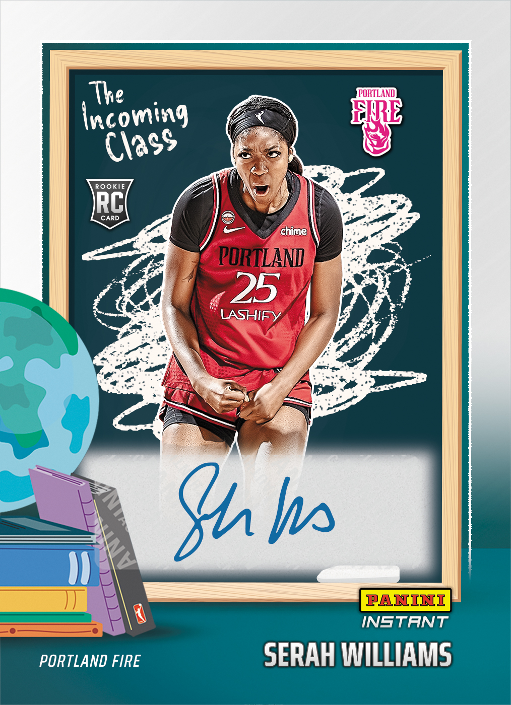 Product image 1 for - Serah Williams - 2026 Panini Instant WNBA The Incoming Class #16 - Base /25 Auto