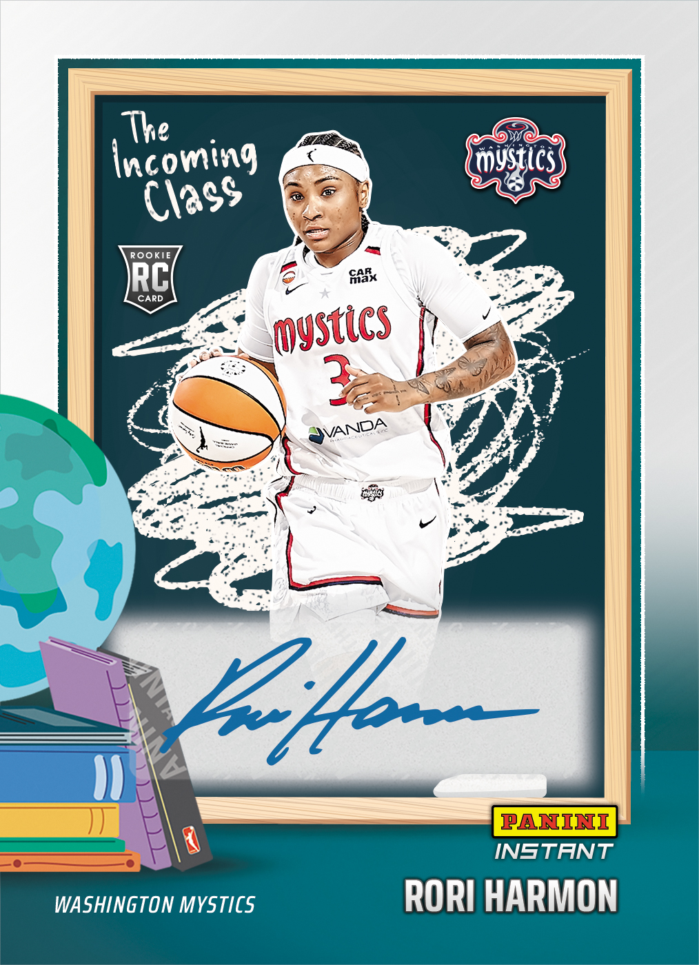 Product image 1 for - Rori Harmon - 2026 Panini Instant WNBA The Incoming Class #17 - Base /25 Auto