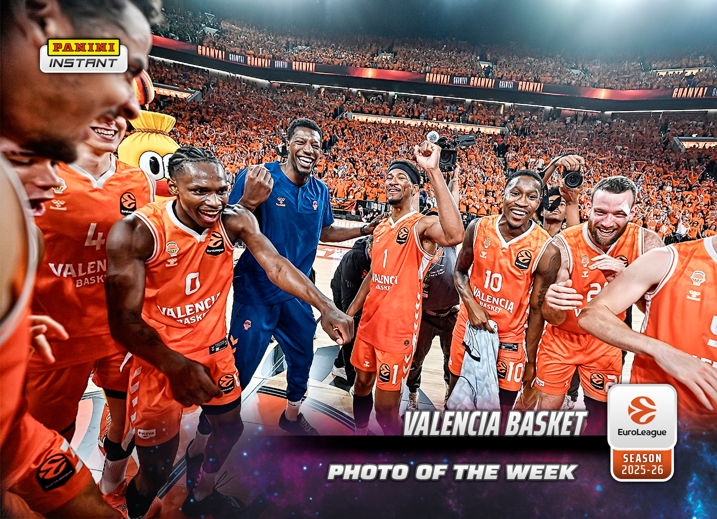 Product image for - Valencia Basket - 2025-26 Panini Instant EuroLeague Photo of the Week #33 - Gala