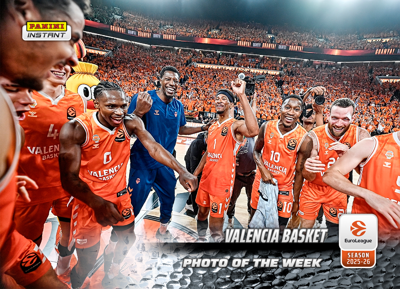 Product image for - Valencia Basket - 2025-26 Panini Instant EuroLeague Photo of the Week #33 - Meta