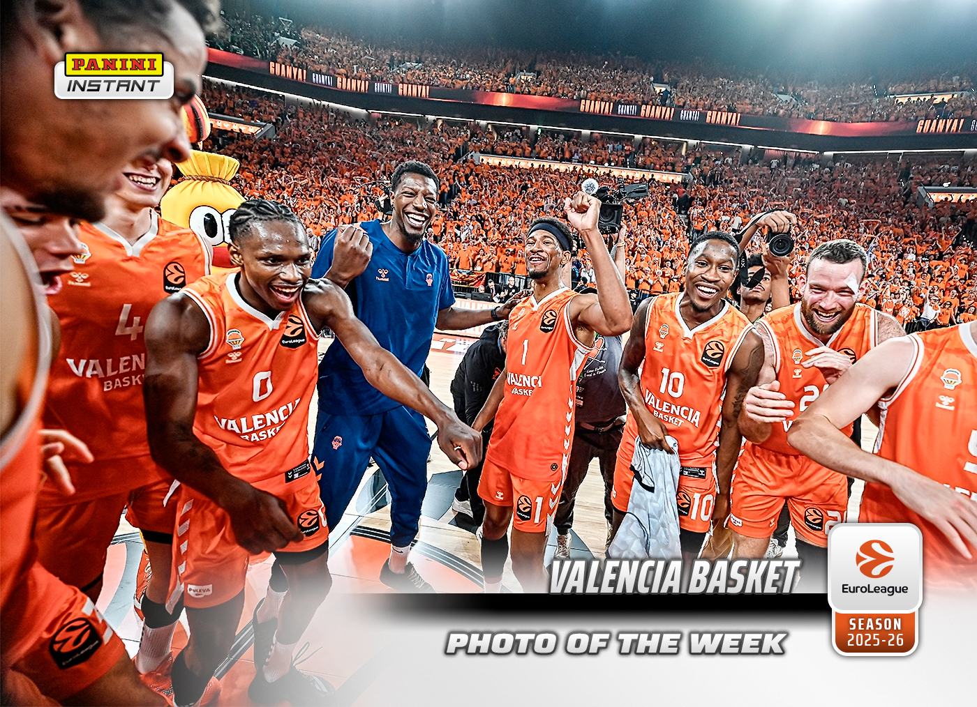 Product image for - Valencia Basket - 2025-26 Panini Instant EuroLeague Photo of the Week #33 - Base