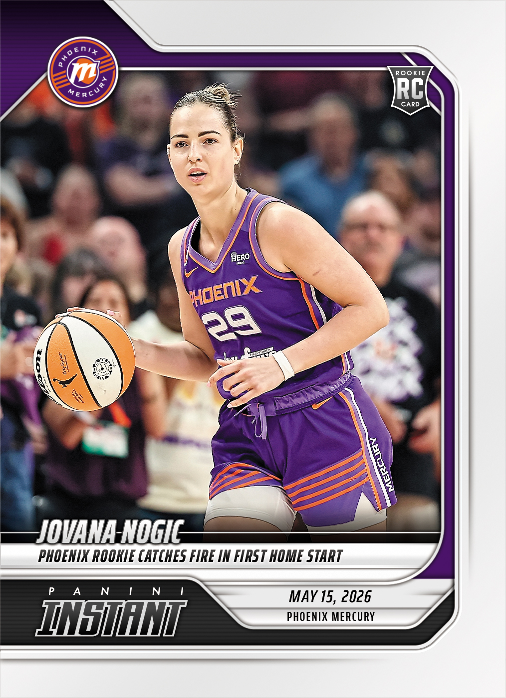 Product image 1 for - Jovana Nogic - 2026 Panini Instant WNBA #66 - Base