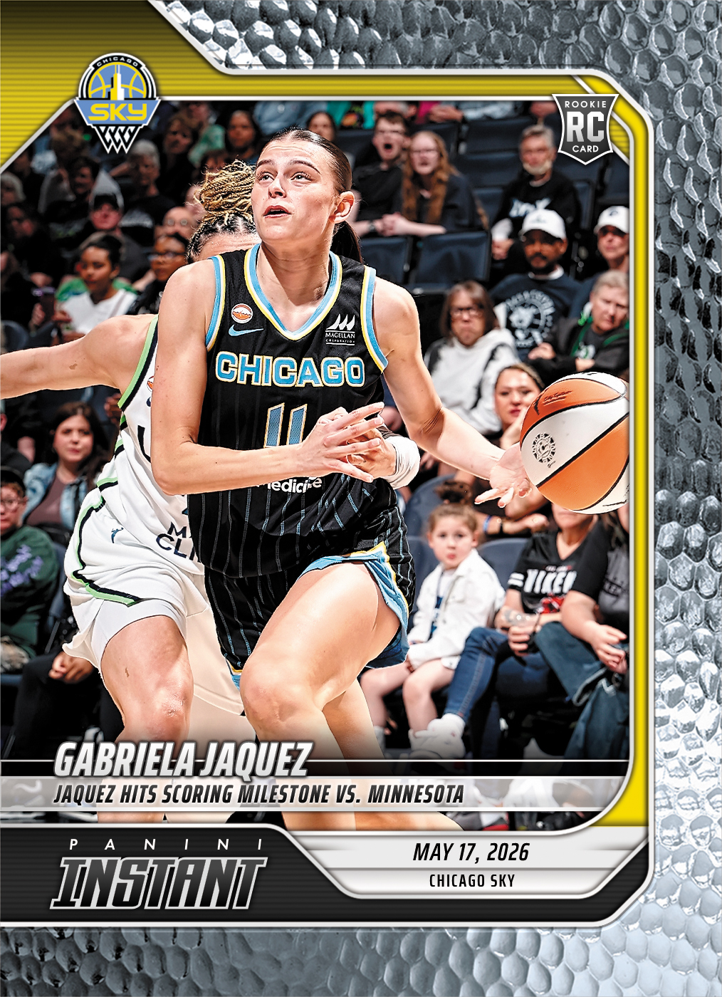 Product image 1 for - Gabriela Jaquez - 2026 Panini Instant WNBA #67 - Metallic /5