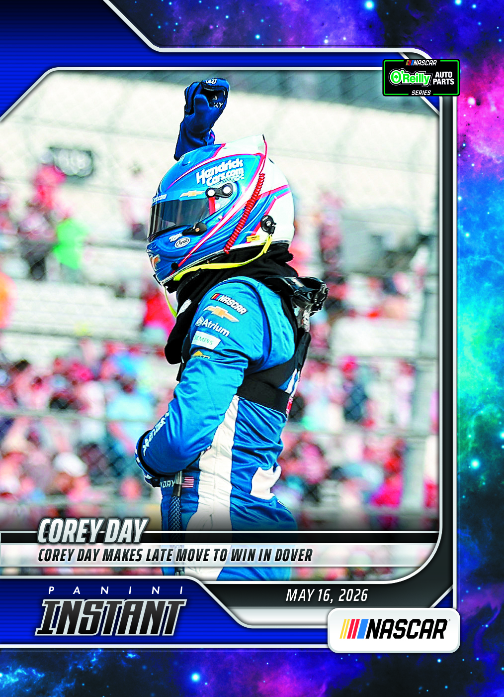 Product image 1 for - Corey Day - 2026 Panini Instant NASCAR #42 - Galaxy 1/1
