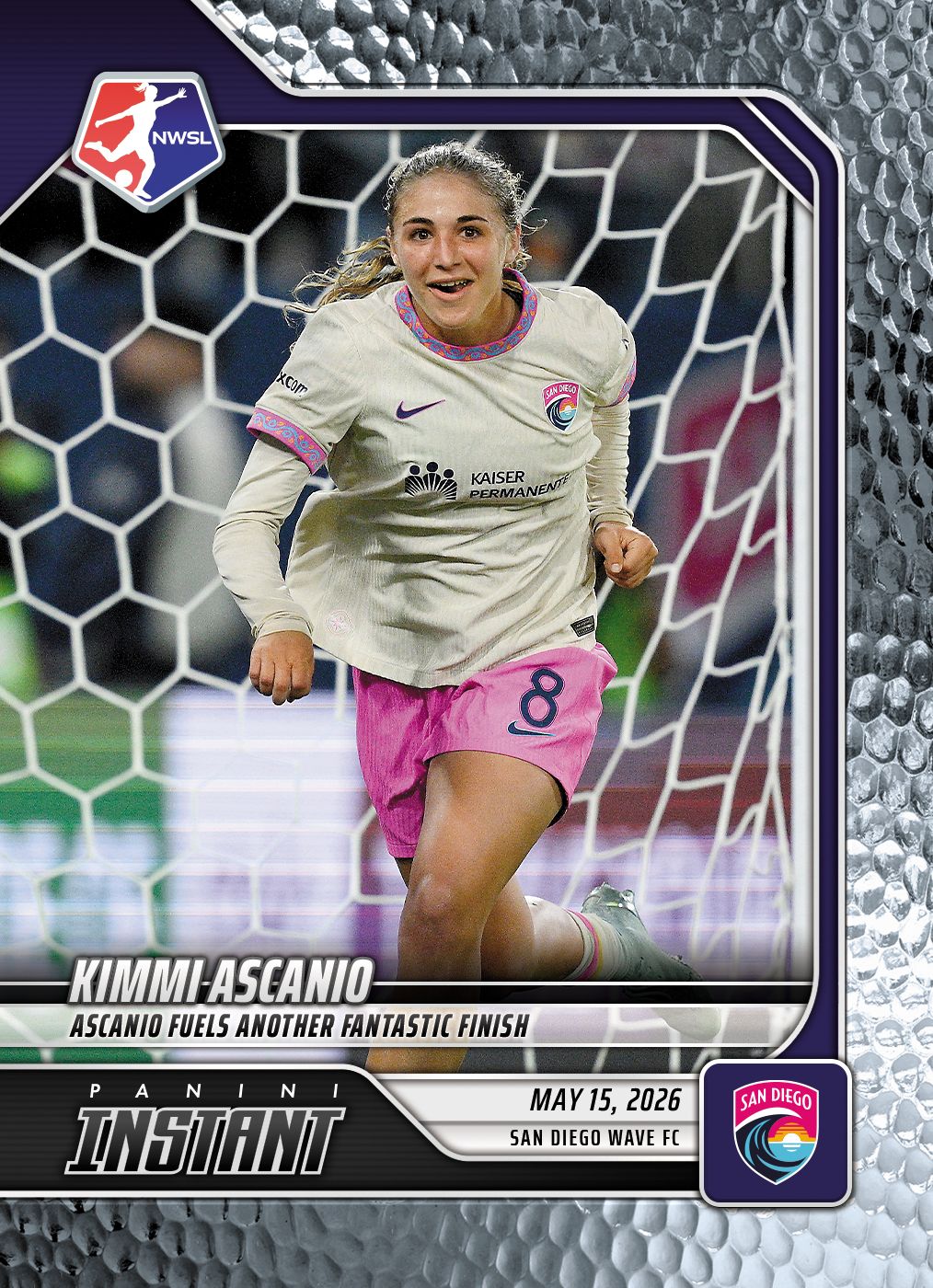 Product image 1 for - Kimmi Ascanio - 2026 Panini Instant NWSL #66 - Metallic /5