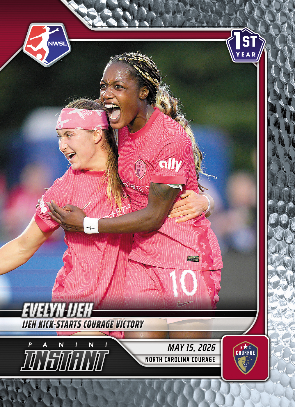 Product image 1 for - Evelyn Ijeh - 2026 Panini Instant NWSL #68 - Metallic /5