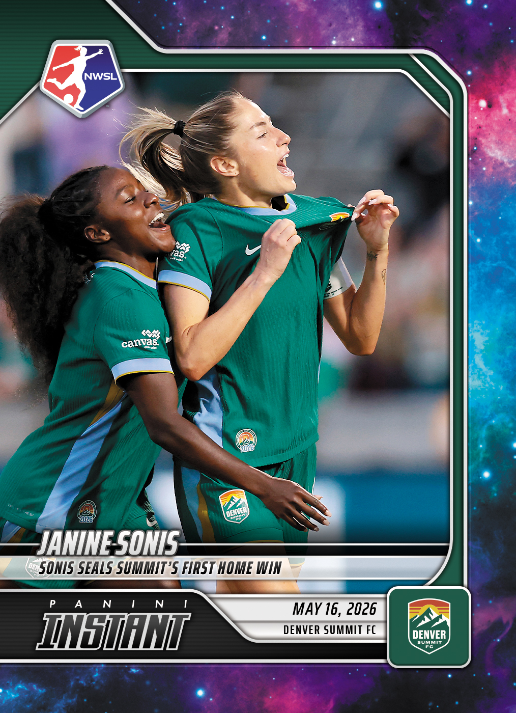 Product image 1 for - Janine Sonis - 2026 Panini Instant NWSL #69 - Galaxy 1/1