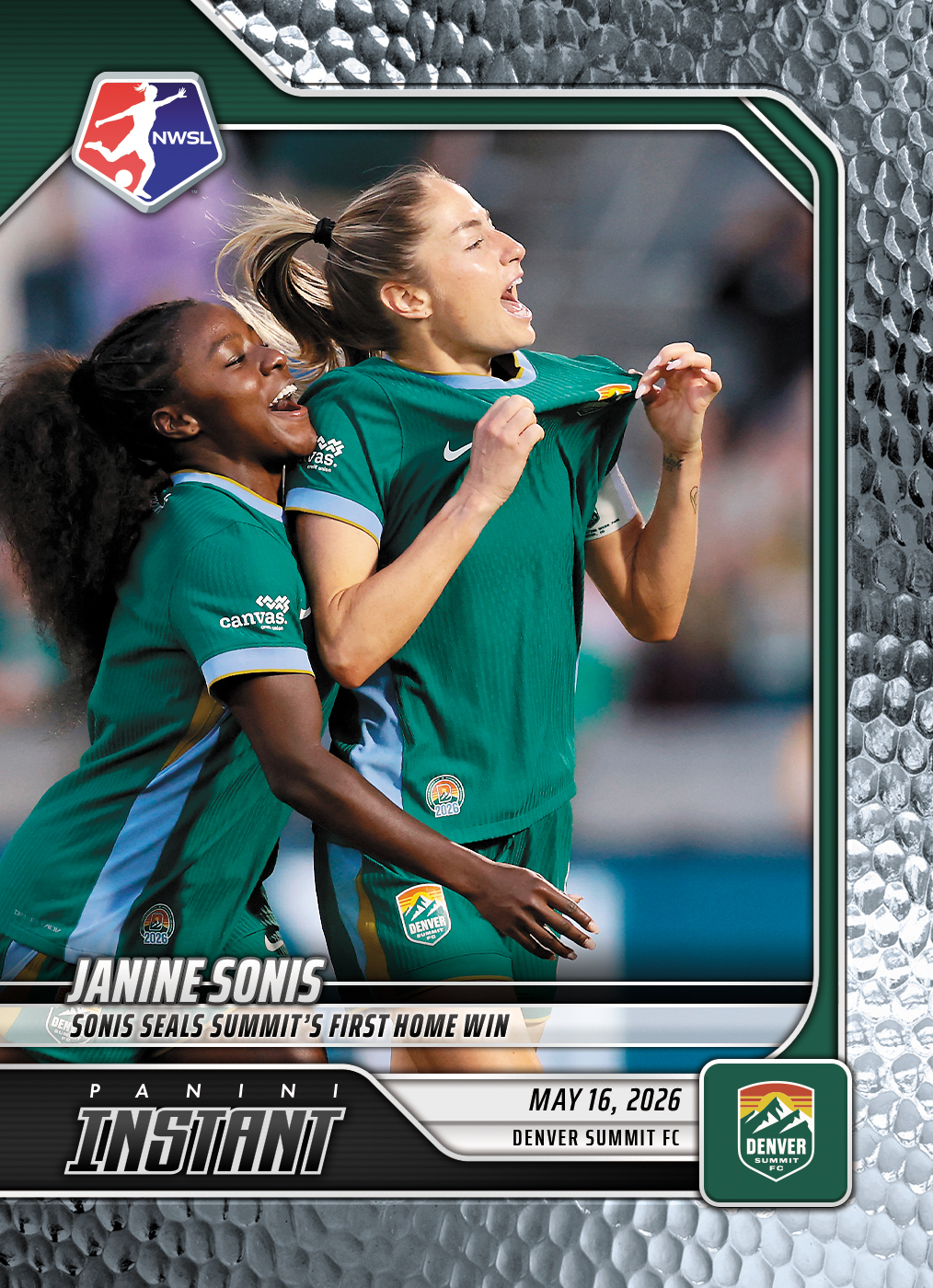 Product image 1 for - Janine Sonis - 2026 Panini Instant NWSL #69 - Metallic /5